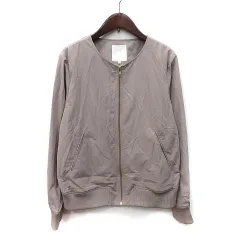 ビーミングバイビームス B:MING LIFE STORE by BEAMS ノーカラージャケット ブルゾン L ベージュ /YI