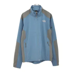 THE NORTH FACE ノースフェイス ソフトシェルジャケット ライトブルー(メンズ M)中古 古着 U9202