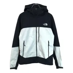THE NORTH FACE ノースフェイス ロゴ刺 ソフトシェルジャケット ホワイト(メンズ S)中古 古着 U9253