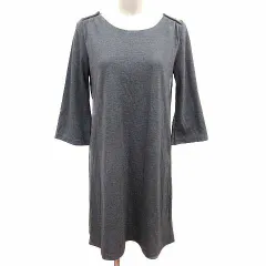 ロペピクニック ROPE Picnic ワンピース ミニ 長袖 38 M グレー /YK