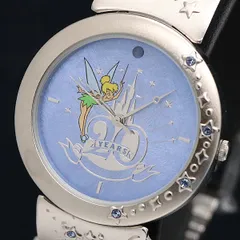  箱付 東京ディズニーランド QZ ティンカーベル ブルー キャラクター文字盤 レディース腕時計 2000000 NSK KMR