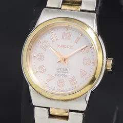 ソーラー シチズン ウィッカ E031-S039339 シェル文字盤 レディース腕時計 2000000 NSK KRK