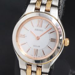 SEIKO ソーラー 極美品 腕時計 レディース V110-0AJ0 シェル - メルカリ