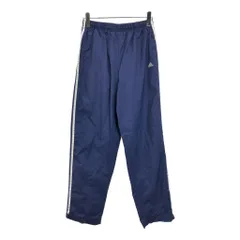 adidas アディダス ロゴ刺繍 トラックパンツ ネイビー(メンズ L)中古 古着 U9621