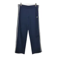 00年代 adidas アディダス 刺繍 トラック パンツ ネイビー(メンズ M)中古 古着 U9652