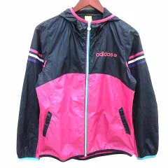 アディダスネオ adidas neo スポーツウェア ジャケット ジャケット パーカー ジップアップ OT XL 紺 ネイビー ピンク /YK