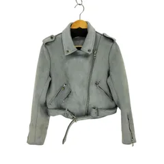 ザラ ZARA スエードライクダブルライダースジャケット レディース JPN：L 