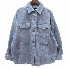 ザラ ZARA ジャケット コーデュロイ XS グレー /YK