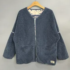 リーボック(Reebok) リバーシブル フリース オーバーサイズ ジャケット M