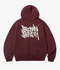 ブラウンブレス フードTシャツ バーガンディ sサイズ 起毛