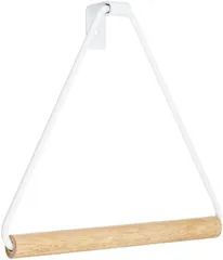 【新着商品】ホワイト タオルハンガー サイズ：約W19 LIVING(ポッシュリビング) D3 H19 POSH 41367