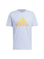 adidas(アディダス) Logo Pen Fill - Sportswear Graphic T-Shirt ブルードーン XL [ブルードーン] [J/XL]