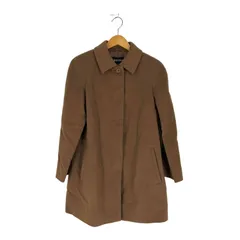 サンヨーコート SANYO COAT カシミヤ混 ウールステンカラーコート レディース JPN：9号 