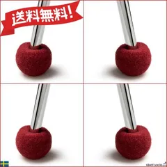 チェアキャップ 北欧スウェーデン家具 サイレントソックス レッド オリジナル 4個セ ット メタルラック インテリア 傷 へこみ 騒音 防止 消音 対策 介護 イス 椅子 チ ェア フローリング 床 うるさい 床の傷 丸脚 カバー キャップ 静か 保護 北欧