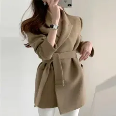 ウール ミディ ハーフ コート 1 (ONE SIZE)(4 COLOR)