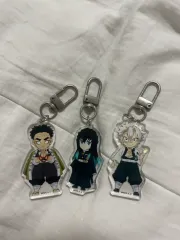 コンビニ 鬼滅の刃 キーホルダー まとめ 時透 無一郎 実弥 悲鳴嶼 行冥