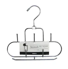 【新着商品】おしゃれ フック クローゼット スカーフ 帽子 シンプル バックル対応 省スペース収納 小物 サクセサリー 回転 AN-08 メンズ 幅210mm アニマーレベルト ベルトハンガー サワフジ