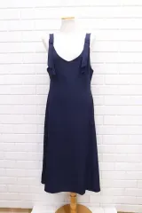 y853 フレア サロペットスカート 7分丈 スカート レディース66(M)/倉庫ギャラリー