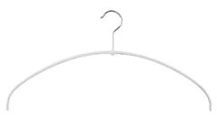 【数量限定】119575 ピュアホワイト 【スリム人体ハンガー5本組】 すべり落ちないハンガー MAWA(マワ)