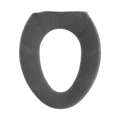 【人気商品】カバー ニット O トイレ 洗える (かんどりょうこう ダークグレー 円形) O型専用 トイレ便座カバー 乾度良好Dナチュレ オカ(OKA)