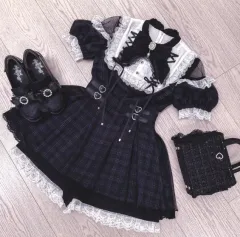 プレオーダー 地雷系 量産型 サブカルチャー セットアップ ブラウス スカート シークレットハニー リズリサ