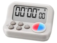 【在庫処分】2つのモードでメリハリ学習 タイマーモード 目覚ましモード 光 抗菌仕様で衛生的な勉強タイマー 色でわかる 消音 長時間 ラーニングタイマーA+ ドリテック(dretec) 大画面 グレー 小型 勉強用