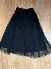 チュールスカート ブラック freeサイズ