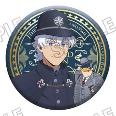 中古】バッジ・ビンズ 不死川実弥 57mm箔押し缶バッジ 「WEBSHOPくじ