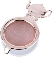 【数量限定】日本製 抗菌 510700 ピンクゴールド ティーストレーナーセット 茶こし ティータイム PRODUCT 紅茶 CASUAL 青芳