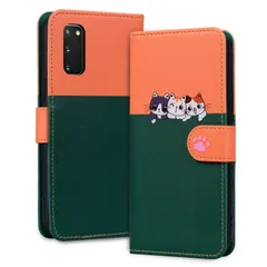 【在庫処分】SC51A Samsung SCG01 子猫犬柄 ケース ケース 手帳型 手帳型 手帳型 カバー ケース 軽量 かわいい お洒落 スマホケース 本革 s20 s20 5G 携帯カバー ケース ギャラクシーs20 耐衝撃 財布型 上質PUレザー カバ