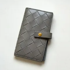 ボッテガヴェネタ　BOTTEGA VENETA キーケース　イントレチャート　グレー