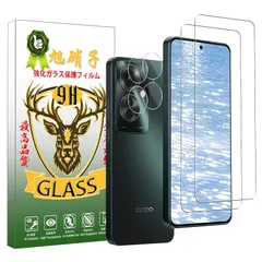 【在庫処分】ガラスフィルム 用の カメラフィルム 【2枚画面保護フィルム+2枚カメラ保護】 OPPO RENO OPPO 11A用の 強化ガラス 3Dラウンドエッジ加工 高透過率 A reno11a 液晶 保護フィルム 薄型 RENO11 硬度9H 指紋防止 