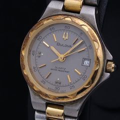 美品☆ブローバ BULOVA☆ 18k クラウン 刻印 SR315-062M - メルカリ