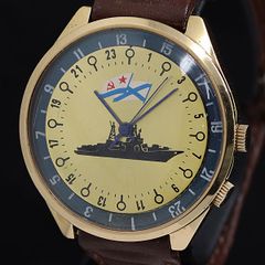 Vostok ボストーク 手巻き時計 青色文字盤 日付 - メルカリ