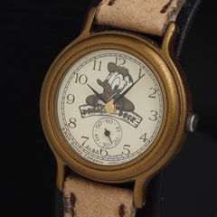 稼働品】SEIKO ALBA ミッキーマウス v515-6094 新品電池 - メルカリ