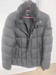 FANTOIM メンズ ダウン アウター ブラック