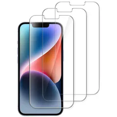 【数量限定】強化ガラス 6.1インチ用 液晶保護フィルム iPhone14 2025 16e 3枚セット iPhone JETech
