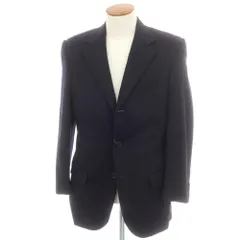 【中古】その他ブランド Brand COLOMBO社製 カシミヤ 3B テーラードジャケット ネイビー【サイズ48】【メンズ】