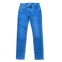 LEVI'S BORROWED FROM THE BOYS ストレッチ ボーイフレンドデニム テーパード ブルー サイズ24 レディースXS リーバイス