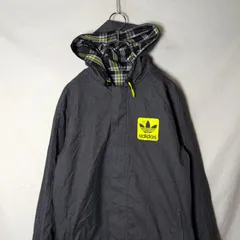 【adidas/アディダス】 ナイロン ジャケット パーカー フーディ f255