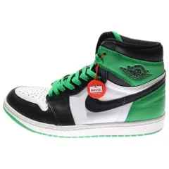 NIKE (ナイキ) AIR JORDAN 1 RETRO HIGH OG LUCKY GREEN エアジョーダン レトロ ハイカットスニーカー グリーン US9.5/27.5cm DZ5485-031