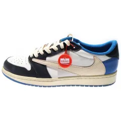 NIKE (ナイキ) ×TRAVIS SCOTT FRAGMENT DESIGN AIR JORDAN 1 LOW OG SP トラヴィススコット フラグメント エアジョーダン1 ローカットスニーカー US9/27cm DM7866-140