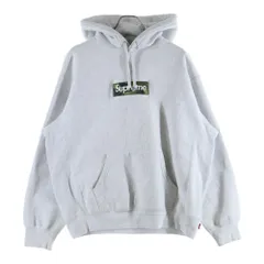 SUPREME (シュプリーム) 23AW Box Logo Hooded Sweatshirt カモフラージュ ボックス ロゴ プルオーバースウェットパーカー フーディー グレー