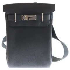 HERMES (エルメス) ケリー アッカドPM シルバー金具 ボディバッグ U刻印 ブラック