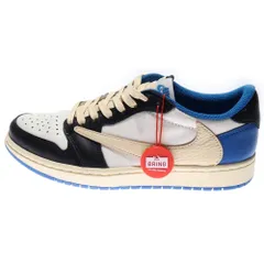 NIKE (ナイキ) ×TRAVIS SCOTT FRAGMENT DESIGN AIR JORDAN 1 LOW OG SP トラヴィススコット フラグメント エアジョーダン1 ローカットスニーカー レディース DM7866-140