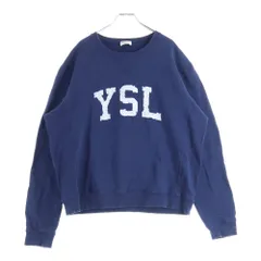 SAINT LAURENT PARIS (サンローランパリ) 21AW YSL フロントロゴ クルーネックスウェットトレーナー アイボリー TO81 666979 Y 36IP 9766のサムネイル