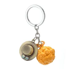 【在庫処分】麦わらのドクロ バッグチャーム キャラクター 悪魔の実 金属合金 人気アニメ ワンピース グッズ 飾り for ギフト コレクション キーホルダー 人気 キャラクター 合金 アニメ 萌えグッズ 3D おしゃれ 誕生日 [Morydovs] プレゼン