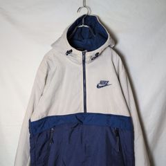 k148 NIKE ナイキ アノラックパーカー ナイロンブルゾン ベージュ M 
