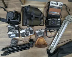 カメラまとめ＋双眼鏡 ジャンク品 Yahoo!オークション -「ジャンク品」(双眼鏡) (カメラ、光学機器)の