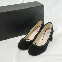 ☆美品☆ Repetto パンプス　ハイヒール　スエード　リボン　ブラック　37